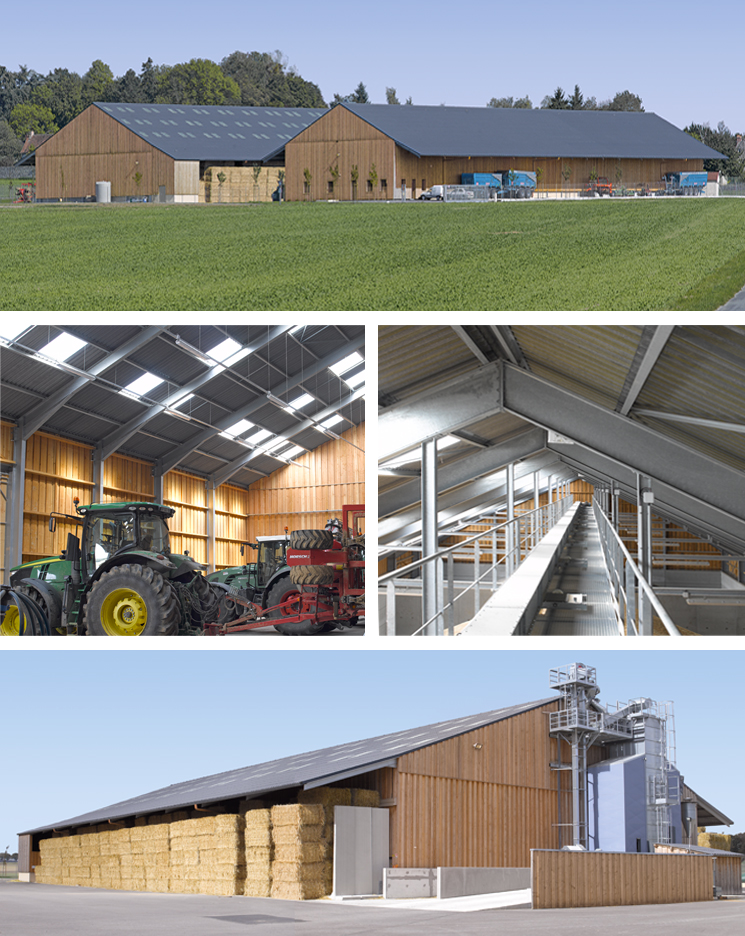 Corps de ferme pour stockage de céréales