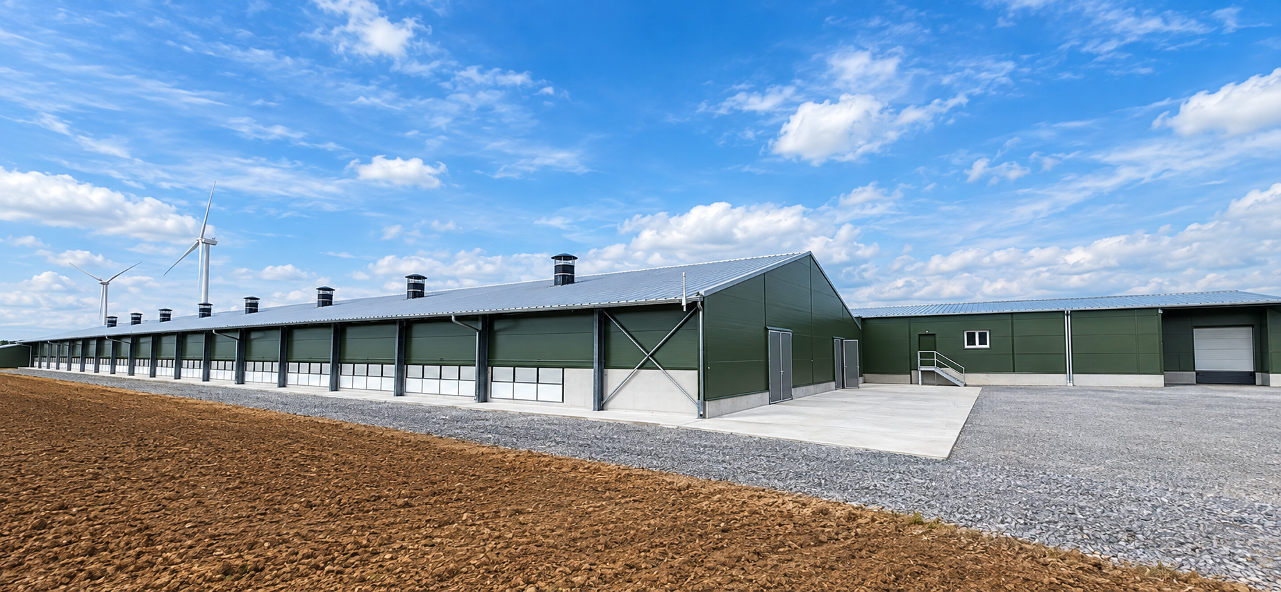 Construction d'un poulailler dans la Somme