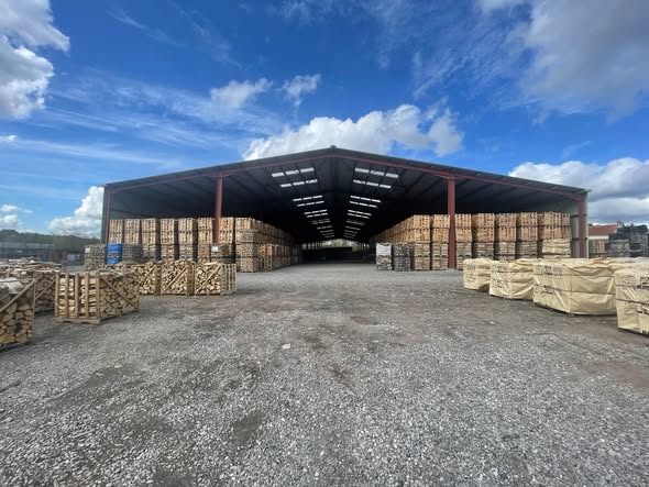 Réalisation d'un bâtiment de stockage de bois de chauffage dans l’Aisne (02)